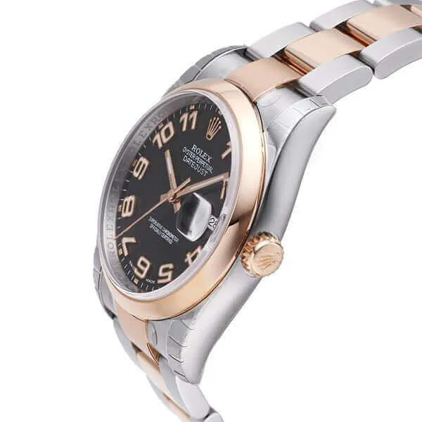 Rolex Datejust 36 116201 Schwarz Arabisch