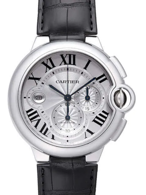 Cartier Ballon Bleu de Cartier Chronograph W6920003 Stahl - Leder