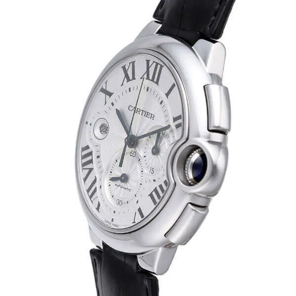 Cartier Ballon Bleu de Cartier Chronograph W6920003 Stahl - Leder