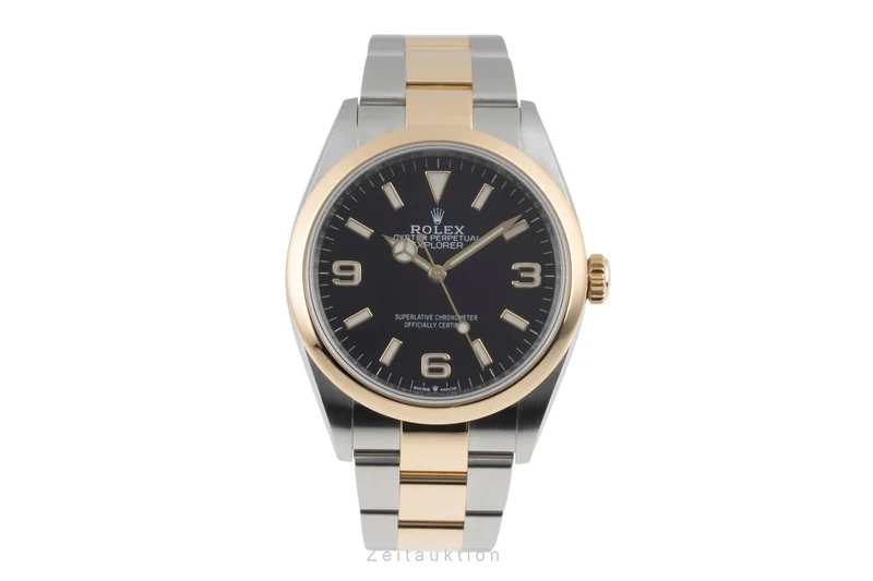 Rolex Explorer steel / gold automatic men's watch 124273 [2600007]