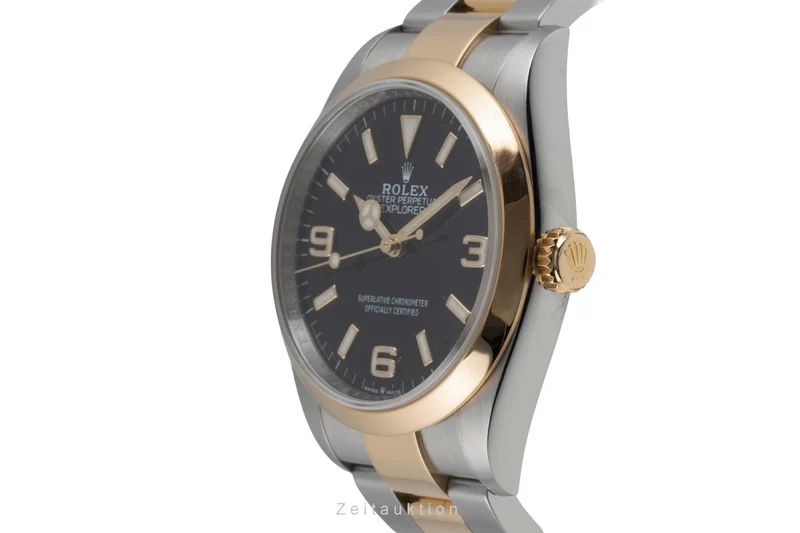 Rolex Explorer steel / gold automatic men's watch 124273 [2600007]