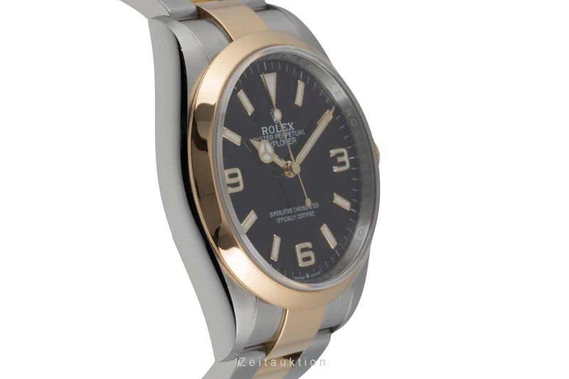 Rolex Explorer steel / gold automatic men's watch 124273 [2600007]