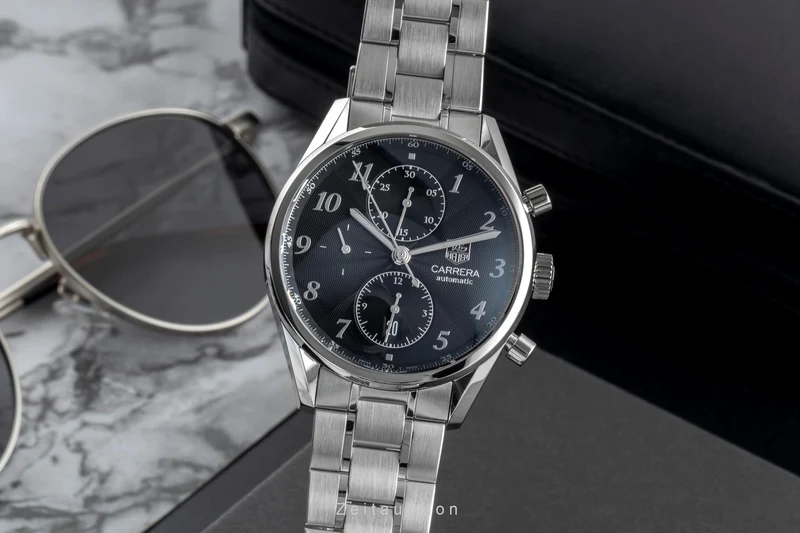 Tag Heuer Carrera chronograph steel automatic men's watch CAS2110.FC6266 [2507386]
