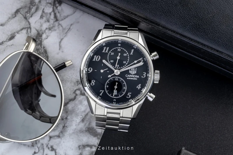 Tag Heuer Carrera chronograph steel automatic men's watch CAS2110.FC6266 [2507386]