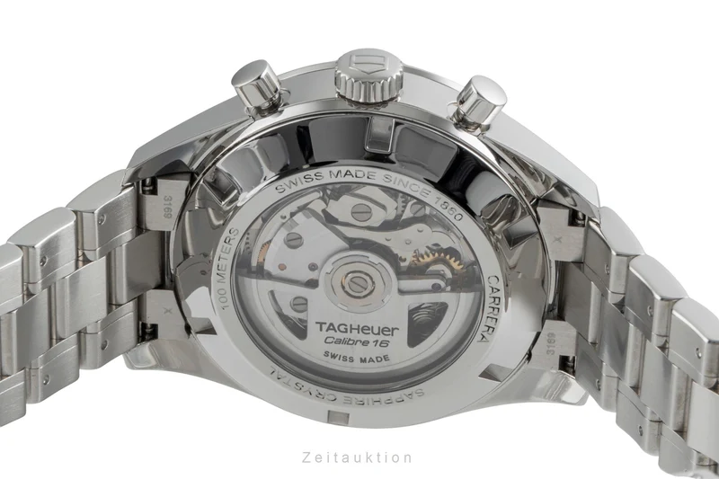 Tag Heuer Carrera chronograph steel automatic men's watch CAS2110.FC6266 [2507386]