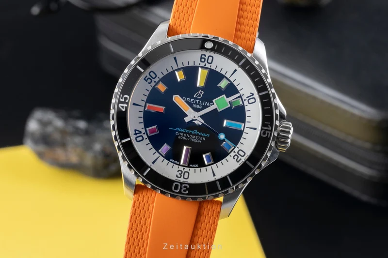 Breitling Superocean steel automatic men's watch A17375 [2507302]