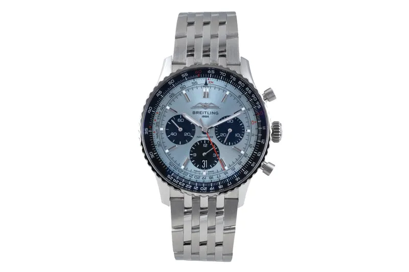 Breitling Navitimer 01 chronograph steel automatic men's watch AB0138241C1A1 LP: 9850EUR [2507424]