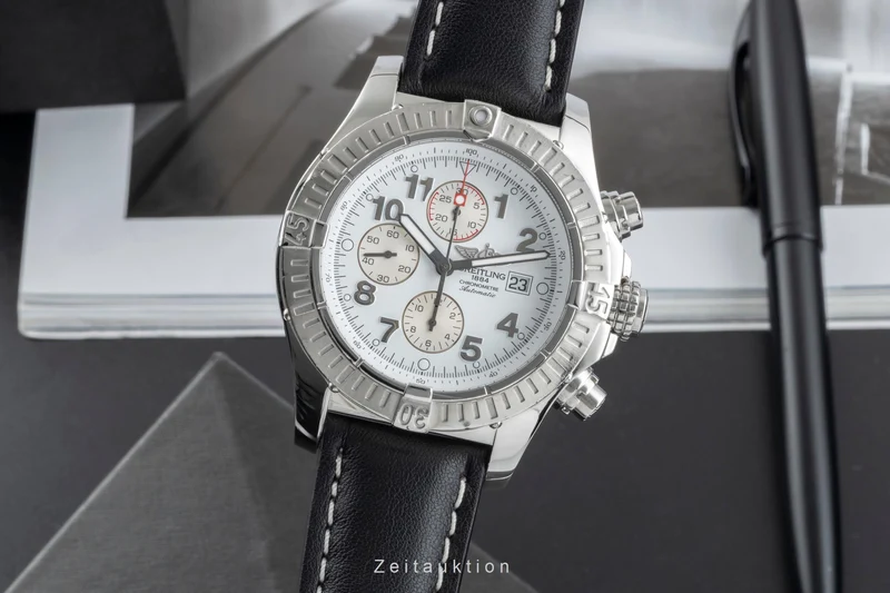 Breitling Super Avenger chronograph steel automatic men's watch A13370 [2507192]