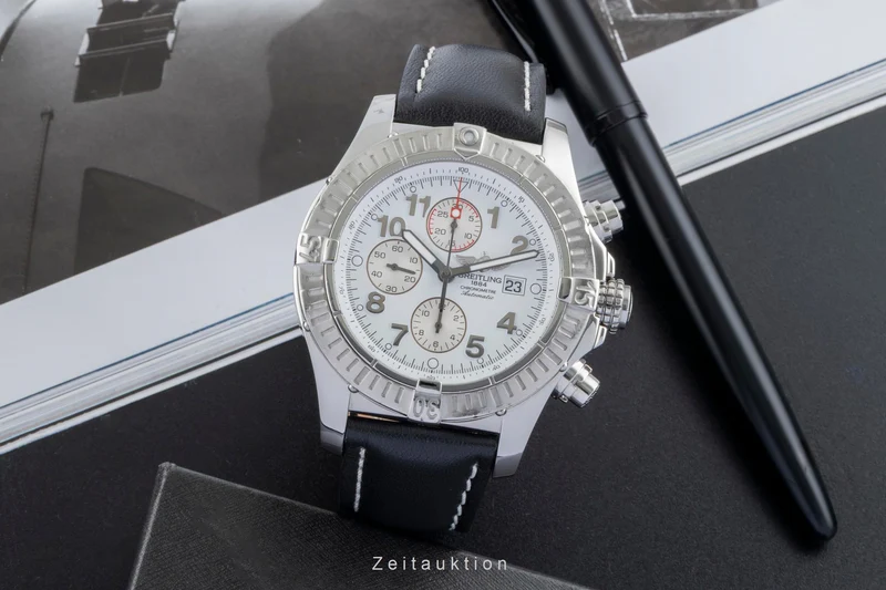 Breitling Super Avenger chronograph steel automatic men's watch A13370 [2507192]
