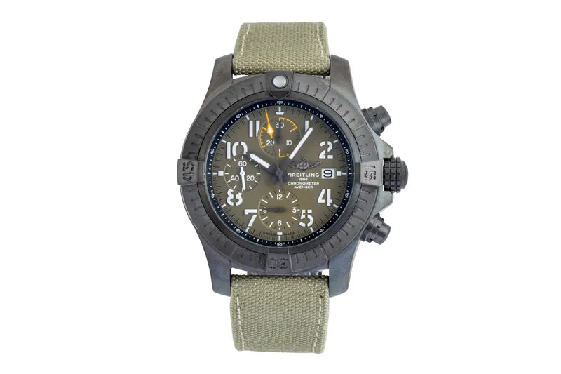 Breitling Avenger chronograph titanium automatic men's watch V13317101L1X1 LP: 6550EUR [2506856]