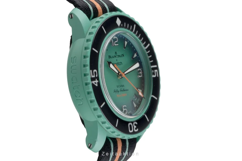 Blancpain Swatch Scuba Fifty Fathoms plastic automatic men's watch SO35I100 [2507457]