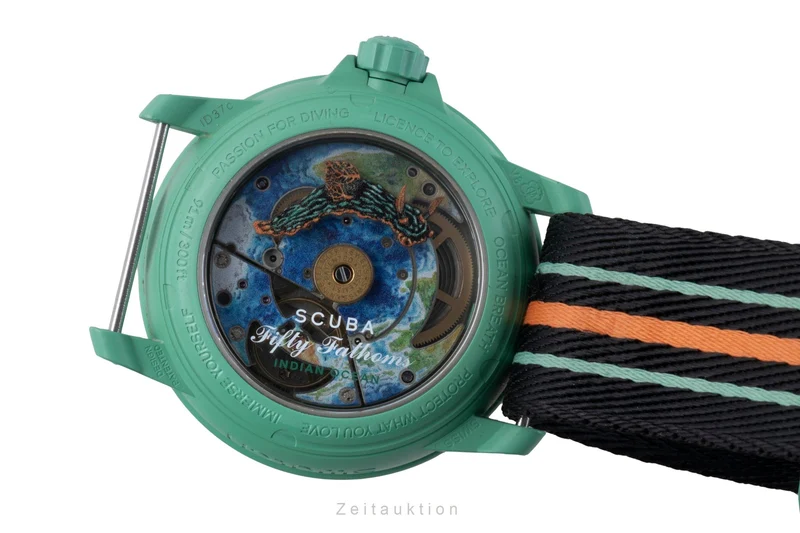 Blancpain Swatch Scuba Fifty Fathoms plastic automatic men's watch SO35I100 [2507457]
