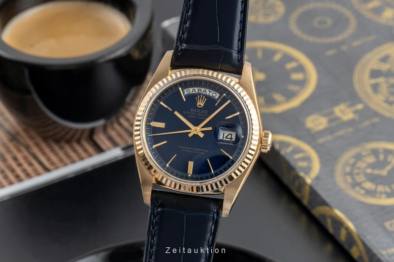 Rolex Day-Date 18 ct gold automatic men's watch 1803 Vintage [2506030]