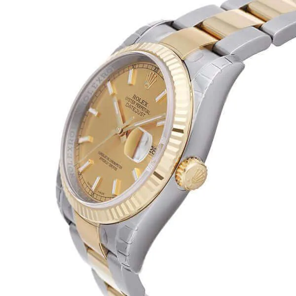 Rolex Datejust 36 116233 Champagnerfarben