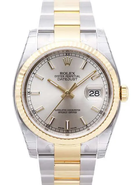 Rolex Datejust 36 116233 Silber Index