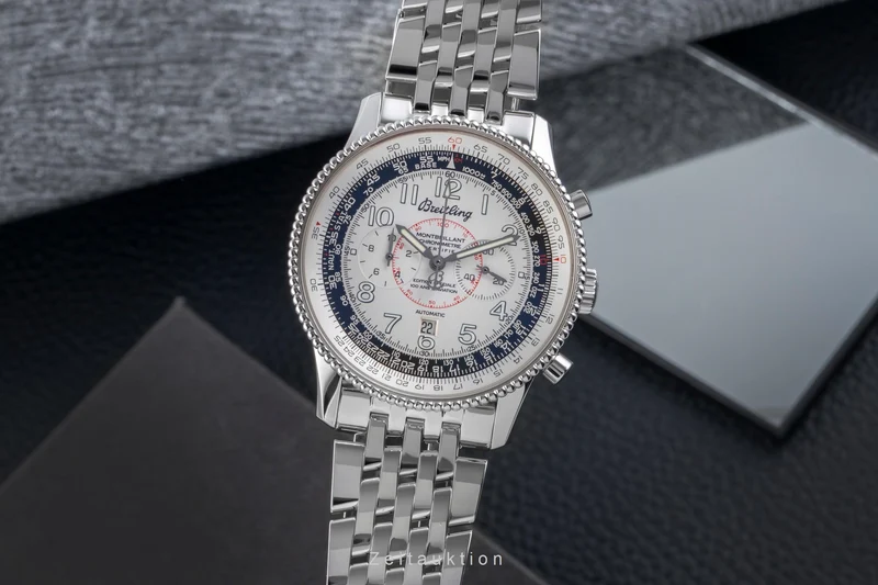 Breitling Montbrillant chronograph steel automatic men's watch A35330 [2507241]