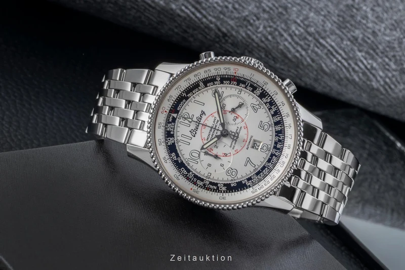 Breitling Montbrillant chronograph steel automatic men's watch A35330 [2507241]