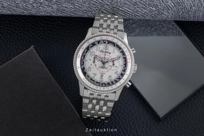 Breitling Montbrillant chronograph steel automatic men's watch A35330 [2507241]