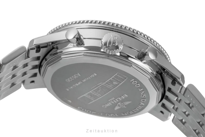 Breitling Montbrillant chronograph steel automatic men's watch A35330 [2507241]