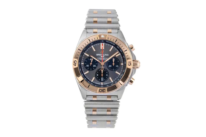 Breitling Chronomat chronograph steel / gold automatic men's watch UB0134101B1U1 LP: 13400EUR [2507423]