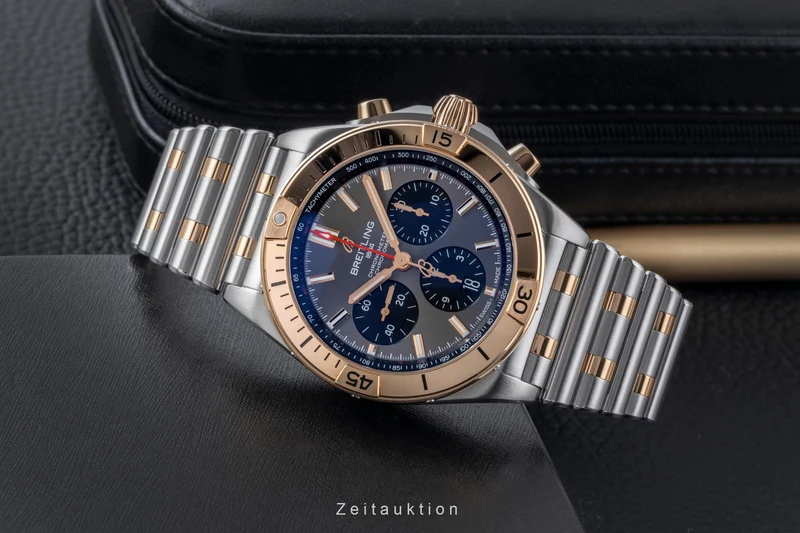 Breitling Chronomat chronograph steel / gold automatic men's watch UB0134101B1U1 LP: 13400EUR [2507423]