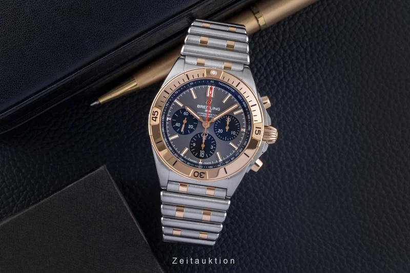 Breitling Chronomat chronograph steel / gold automatic men's watch UB0134101B1U1 LP: 13400EUR [2507423]