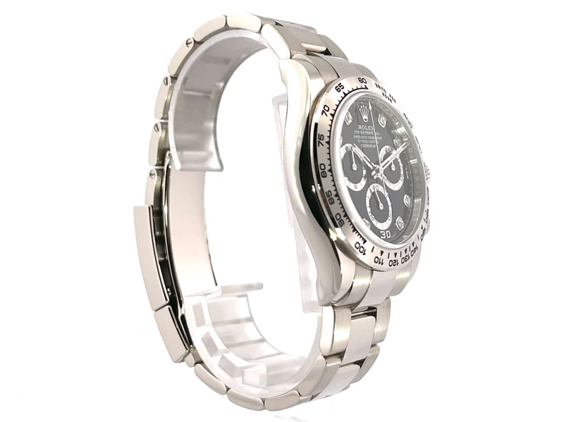 Rolex Cosmograph Daytona 116509 Weißgold Schwarz Diamant