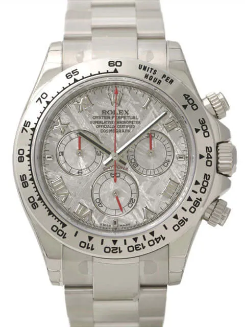 Rolex Cosmograph Daytona 116509 Weißgold Meteorit