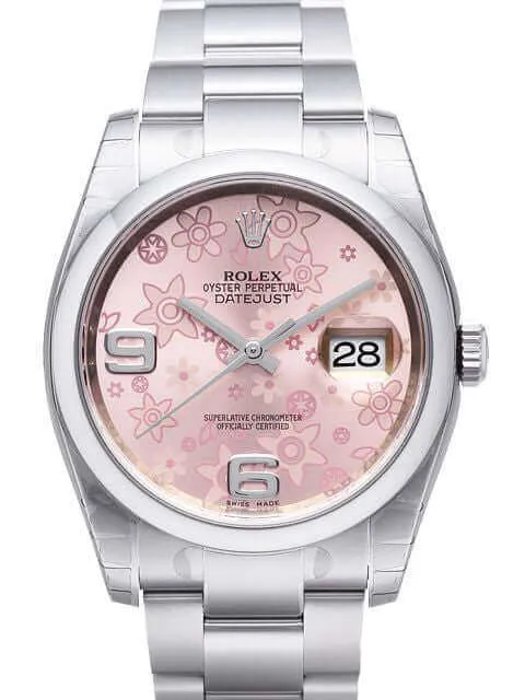 Rolex Oyster Datejust 36 116200 Pink Floral