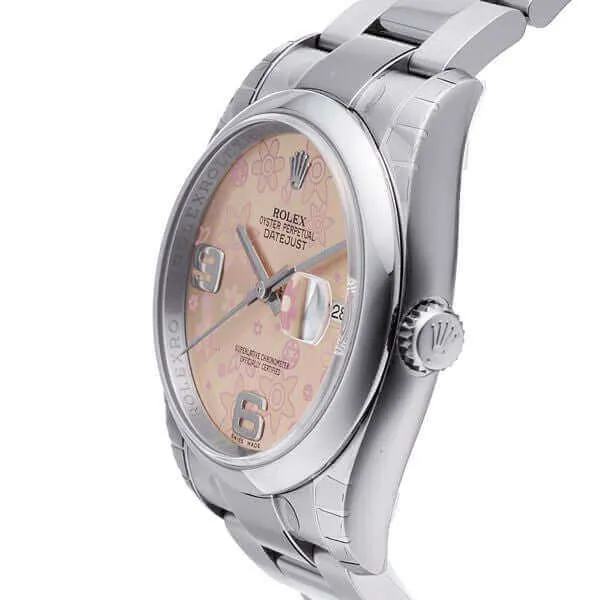 Rolex Oyster Datejust 36 116200 Pink Floral