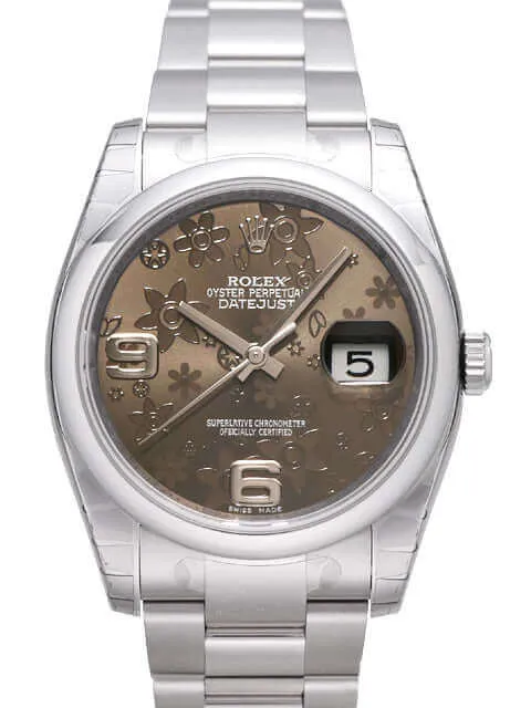 Rolex Oyster Datejust 36 116200 Floral Bronze