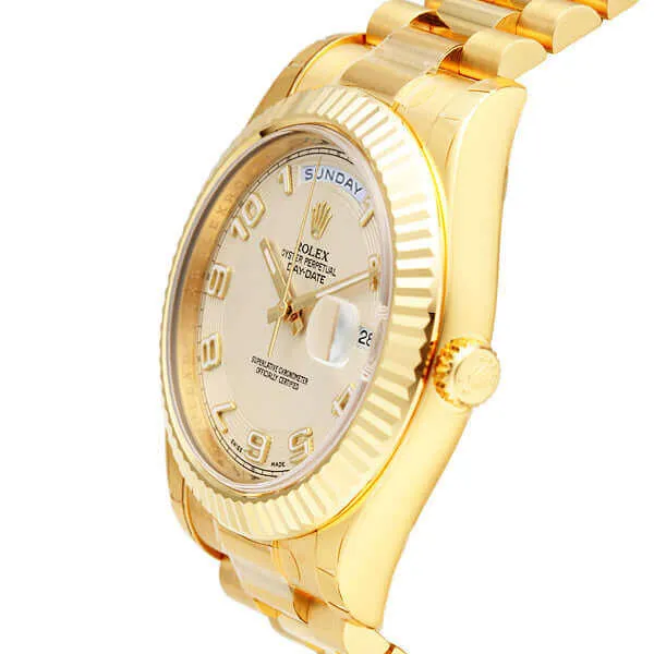 Rolex Day-Date II 218238 Gelbgold Ivory
