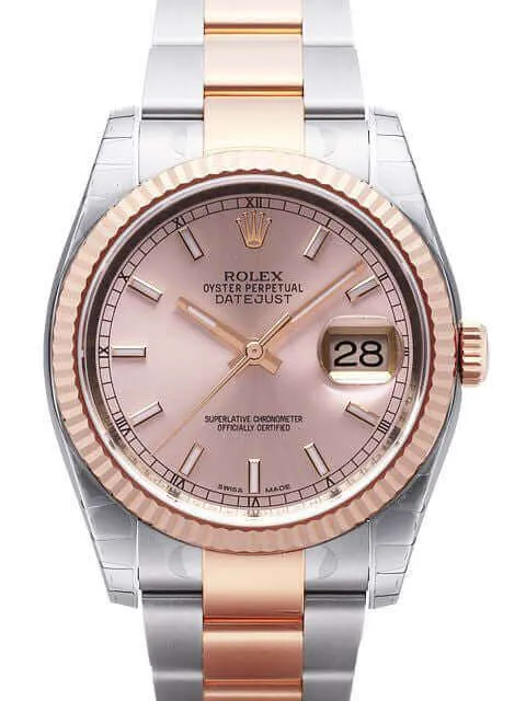 Rolex Datejust 36 116231 Pink Index