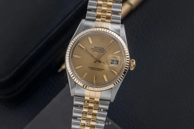 Rolex Datejust steel / gold automatic men's watch 16013 [2507224]