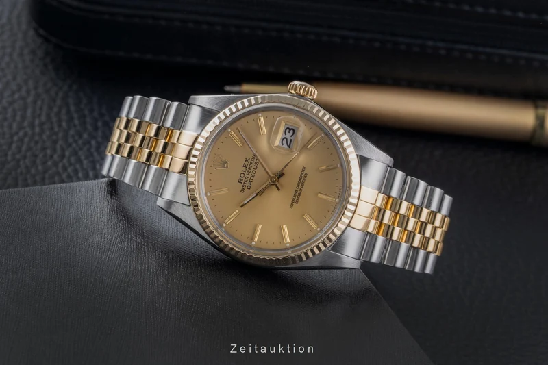 Rolex Datejust steel / gold automatic men's watch 16013 [2507224]
