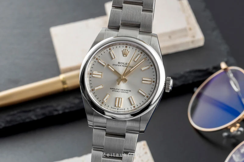 Rolex Oyster Perpetual steel automatic men's watch 134300 [2507539]