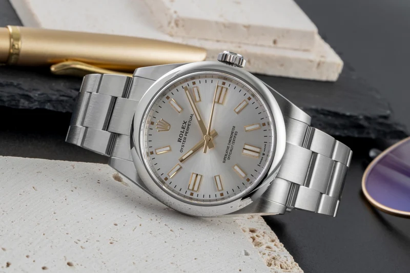 Rolex Oyster Perpetual steel automatic men's watch 134300 [2507539]