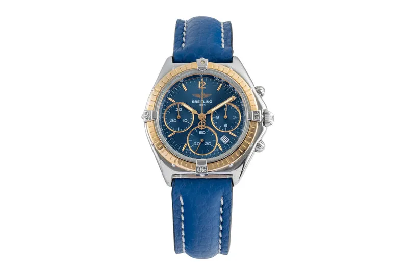 Breitling Windrider chronograph steel / gold quartz unisex D55046 [2507318]