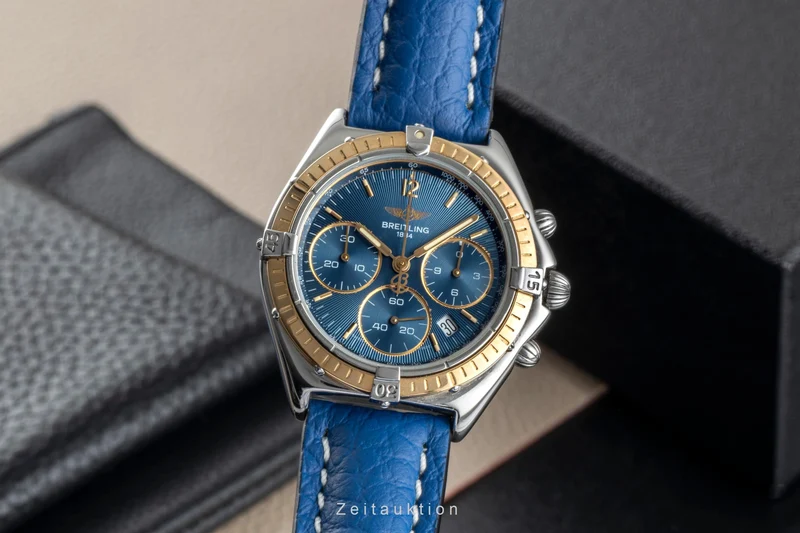 Breitling Windrider chronograph steel / gold quartz unisex D55046 [2507318]