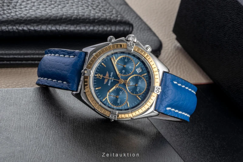 Breitling Windrider chronograph steel / gold quartz unisex D55046 [2507318]