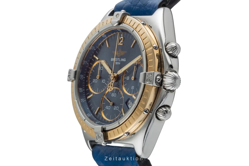 Breitling Windrider chronograph steel / gold quartz unisex D55046 [2507318]
