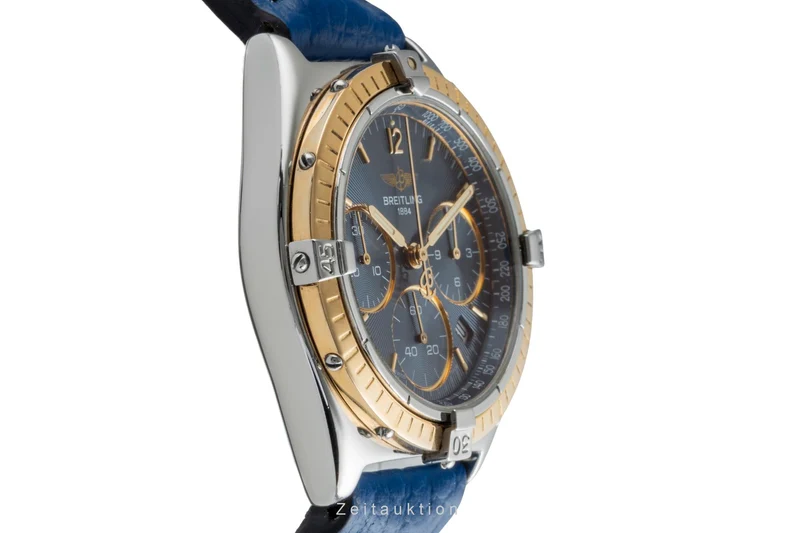 Breitling Windrider chronograph steel / gold quartz unisex D55046 [2507318]
