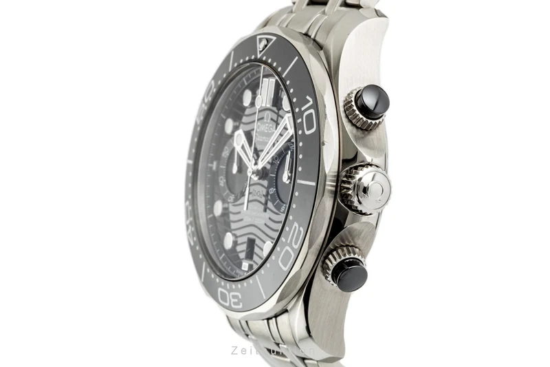 Omega Seamaster chronograph steel automatic men's watch 210.32.44.51.01.001 LP: 8700EUR [2303086]