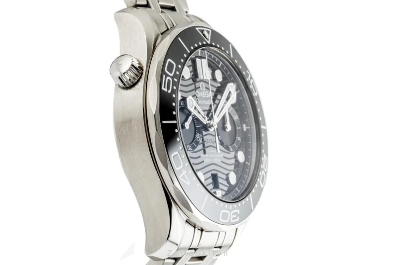 Omega Seamaster chronograph steel automatic men's watch 210.32.44.51.01.001 LP: 8700EUR [2303086]