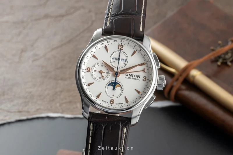 Union Glashütte Belisar chronograph steel automatic men's watch D0024251 [2507150]