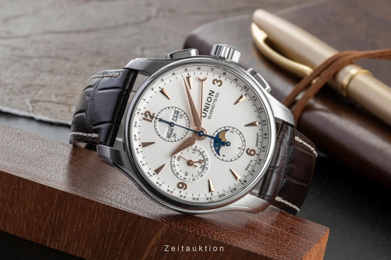 Union Glashütte Belisar chronograph steel automatic men's watch D0024251 [2507150]
