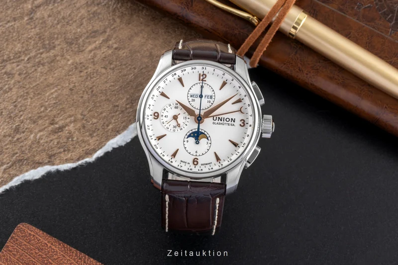 Union Glashütte Belisar chronograph steel automatic men's watch D0024251 [2507150]