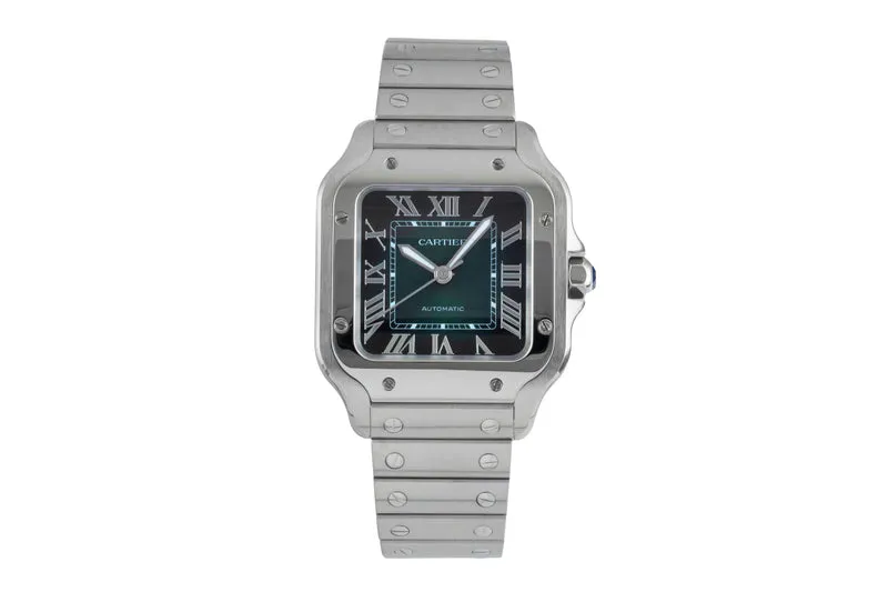 Cartier Santos steel automatic men's watch WSSA0061 LP: 8850EUR [2507164]