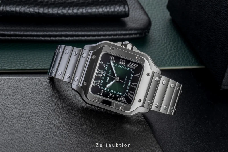 Cartier Santos steel automatic men's watch WSSA0061 LP: 8850EUR [2507164]