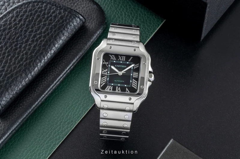 Cartier Santos steel automatic men's watch WSSA0061 LP: 8850EUR [2507164]